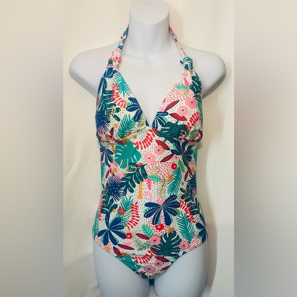 Teemi Tropical Floral Swimsuit new no tags # A2 - Picture 1 of 5